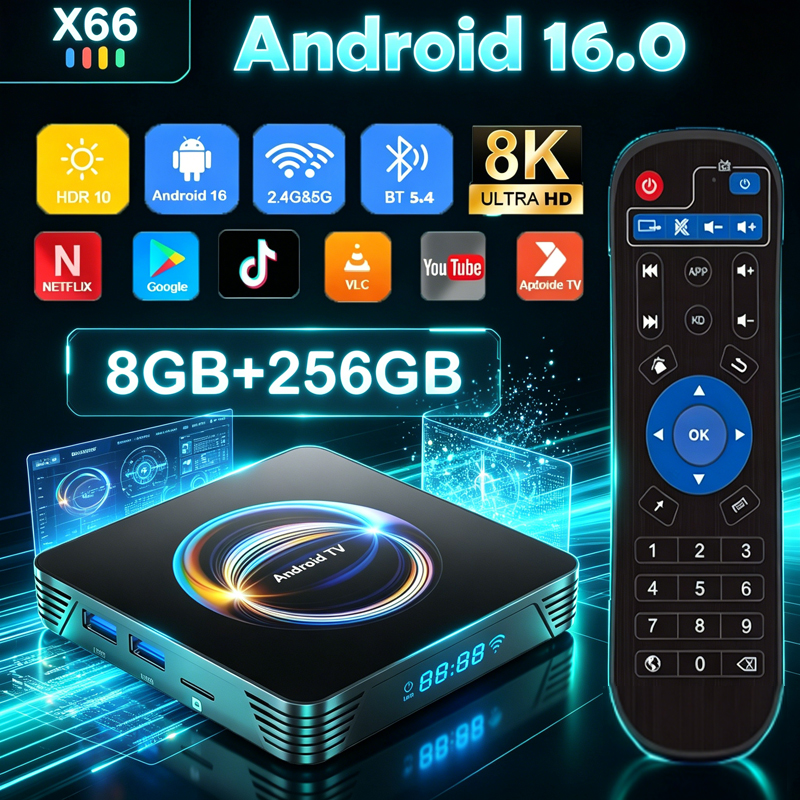 Home Cinema Google - Smart TV Box Android 16 Rockchip