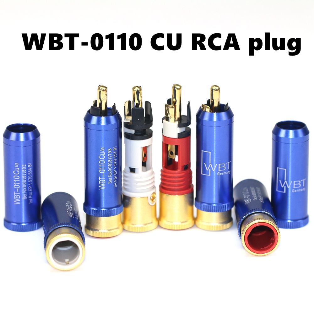 Home Cinema Hifi - Original German WBT-0110Cu Nextgen connector RCA