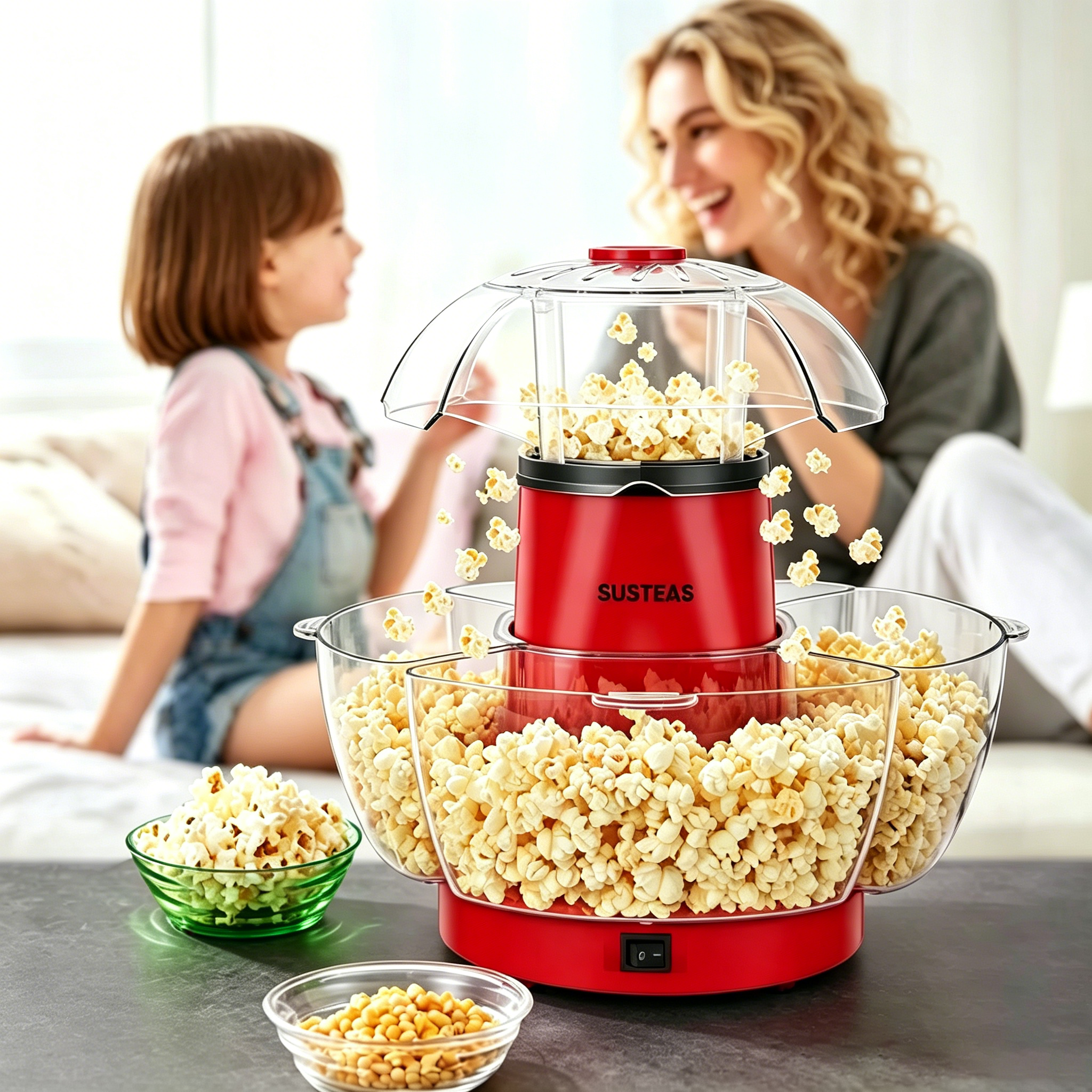 1200W Electric Hot Air Popcorn – обзор и цена Popcorn Machine Home