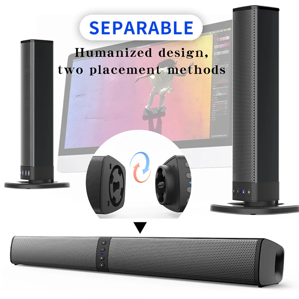 Wireless Bluetooth TV Sound Ba – обзор и цена Home Cinema Speaker System