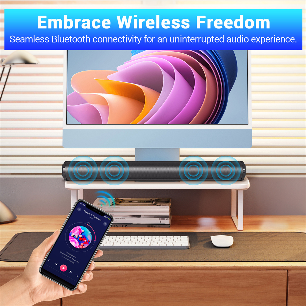 Sound Bar TV Sound System Blue – обзор и цена Home Cinema Speaker System