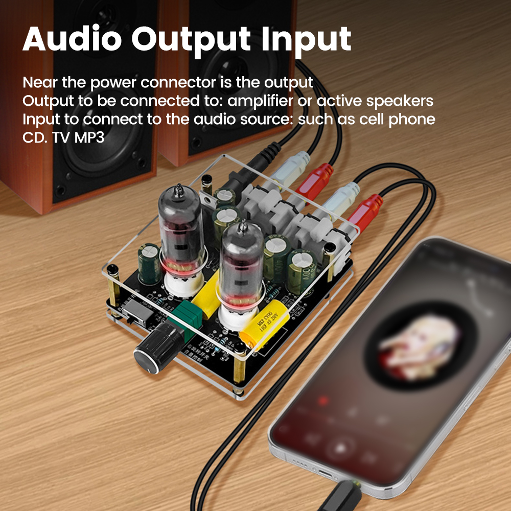 DC12-16V 6K4 Tube Preamplifier – обзор и цена Home Cinema Hifi