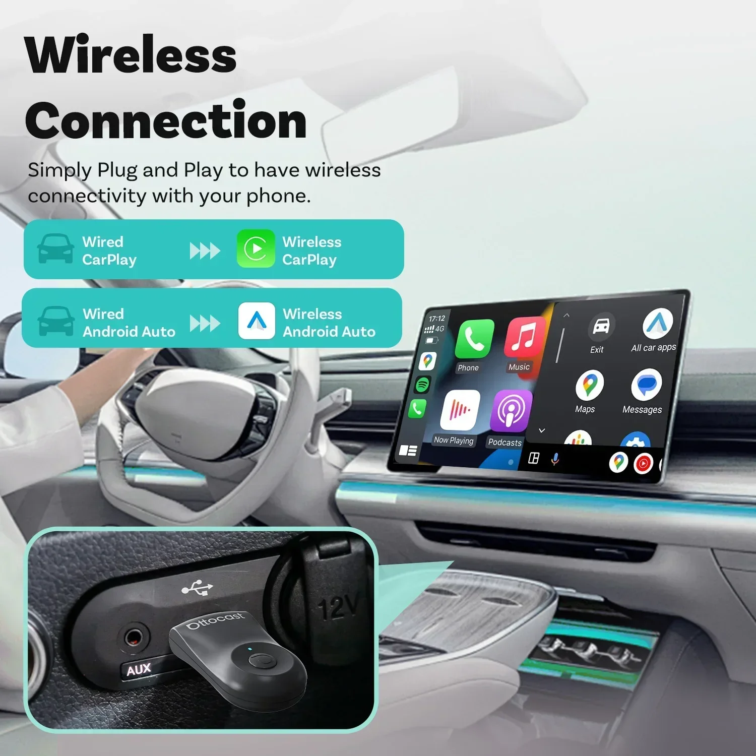 OTTOCAST MINI 2 in 1 Wired to  – обзор и цена Smart Tv Stick