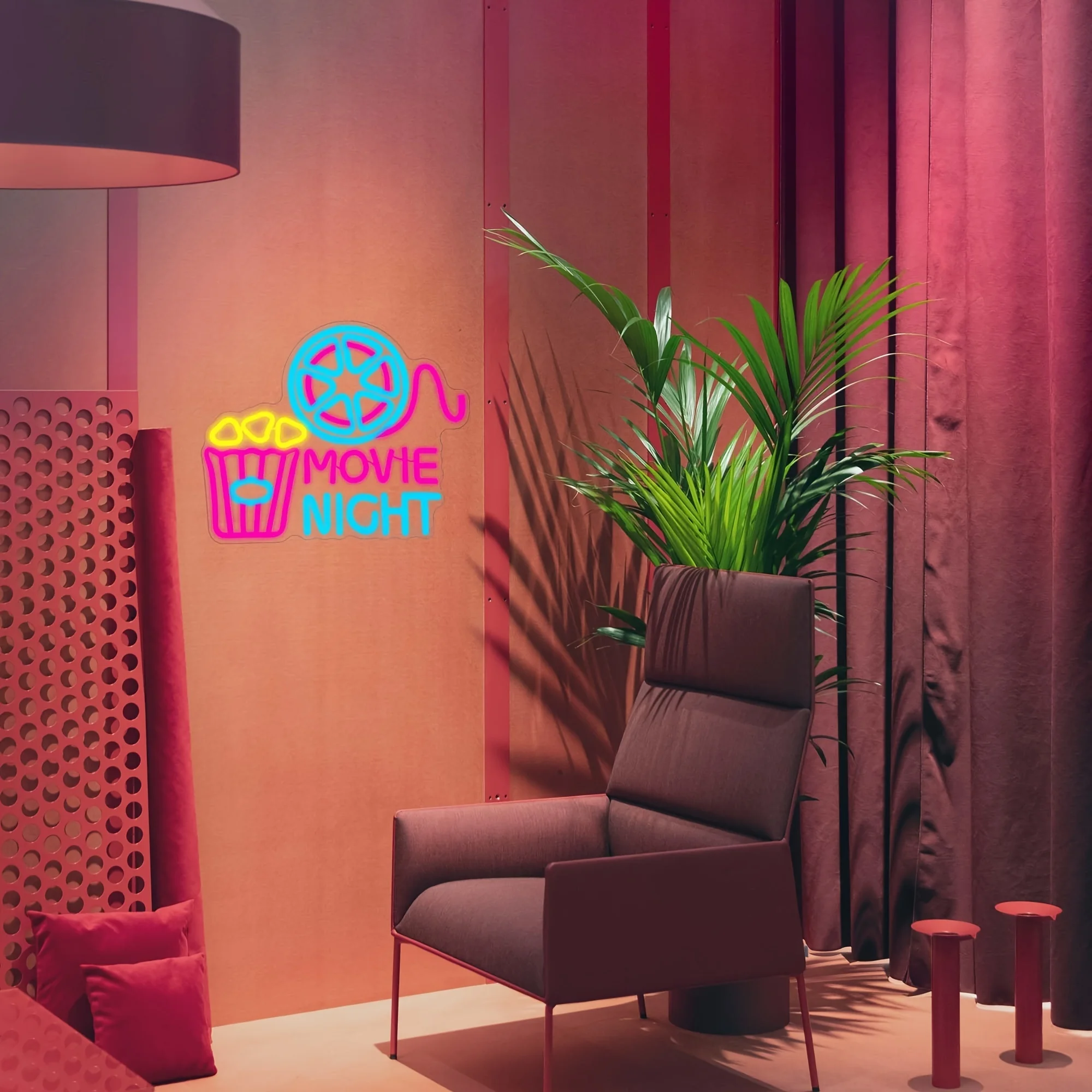 Popcorn Movie Night Paper Box  – обзор и цена Home Cinema Wall Lights