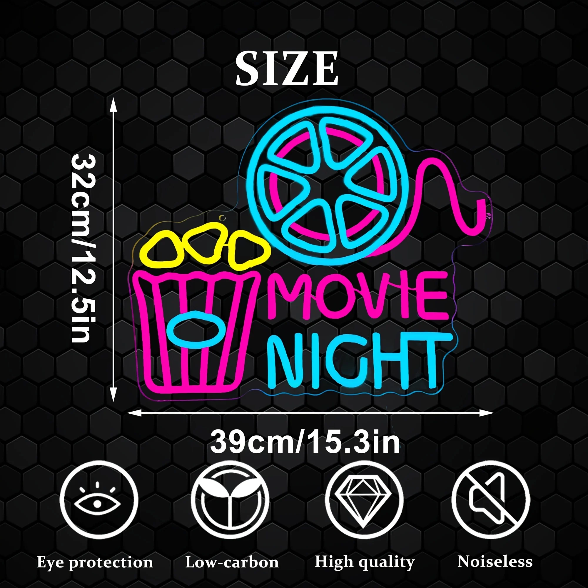 Popcorn Movie Night Paper Box  – обзор и цена Home Cinema Wall Lights