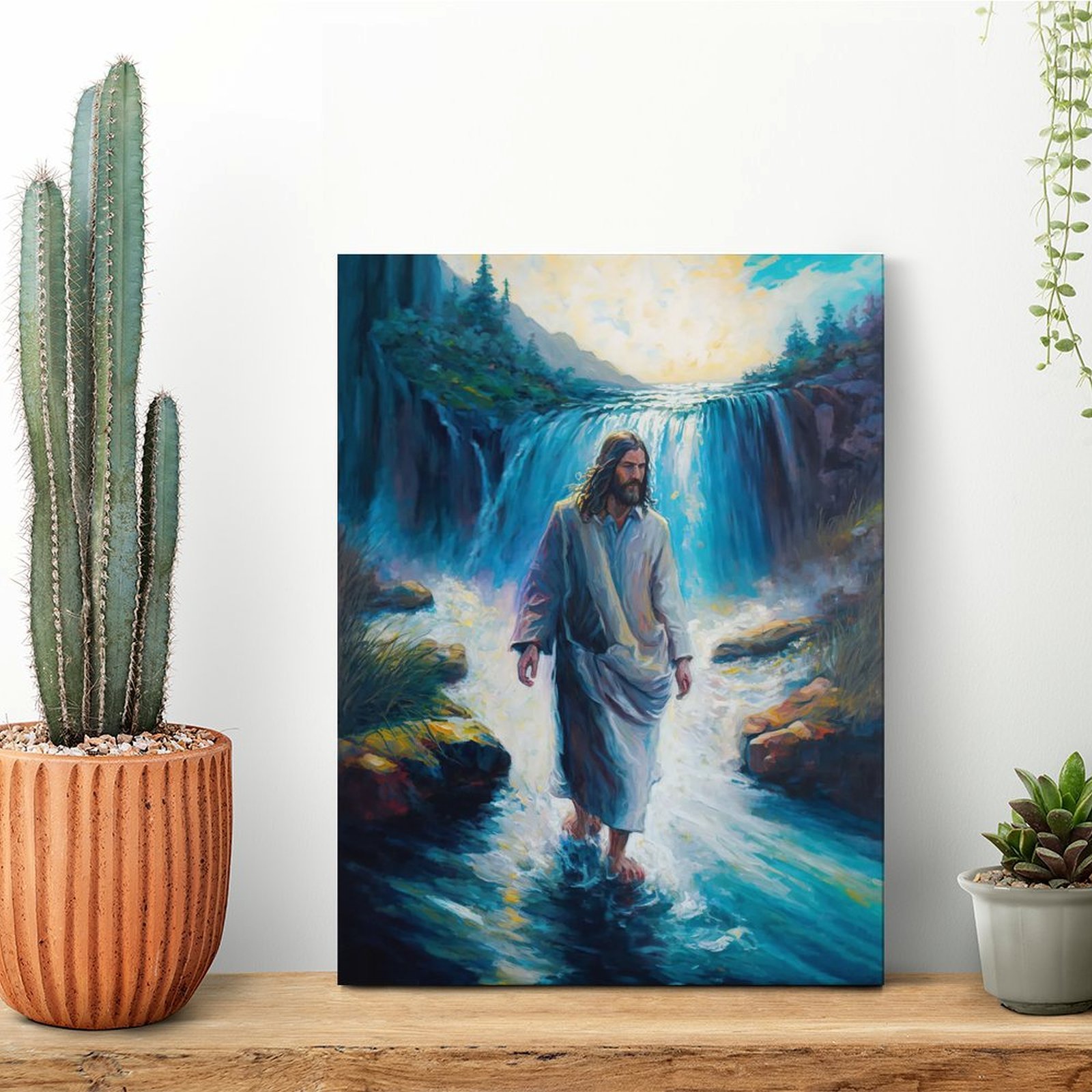 Waterwalking Jesus Canvas Pain – обзор и цена Home Cinema Wall Design