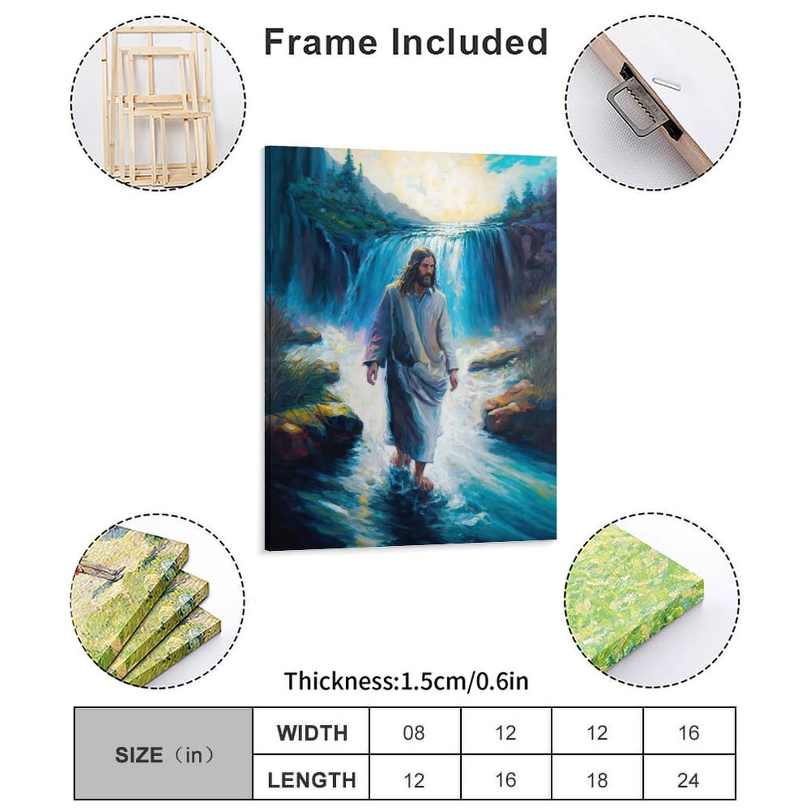 Waterwalking Jesus Canvas Pain – обзор и цена Home Cinema Wall Design