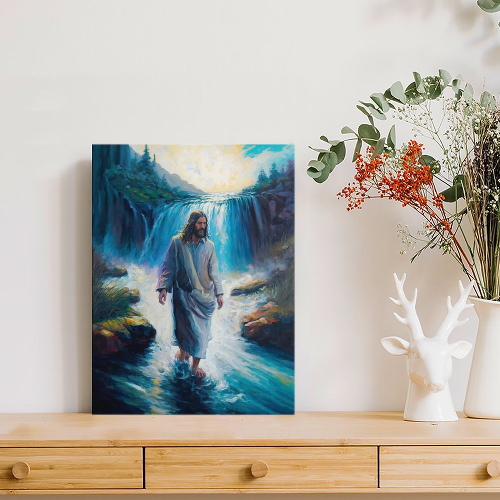 Waterwalking Jesus Canvas Pain – обзор и цена Home Cinema Wall Design