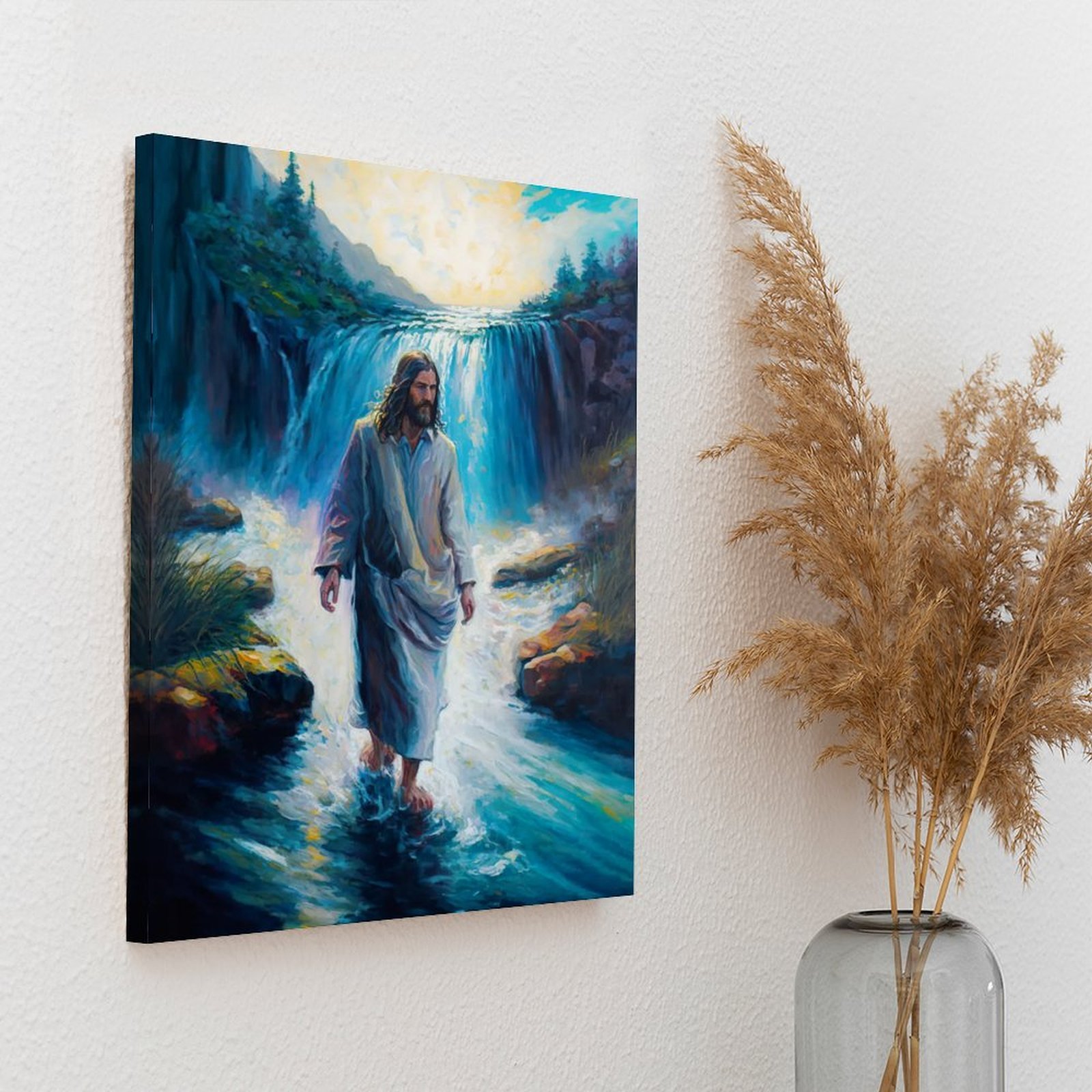 Waterwalking Jesus Canvas Pain – обзор и цена Home Cinema Wall Design