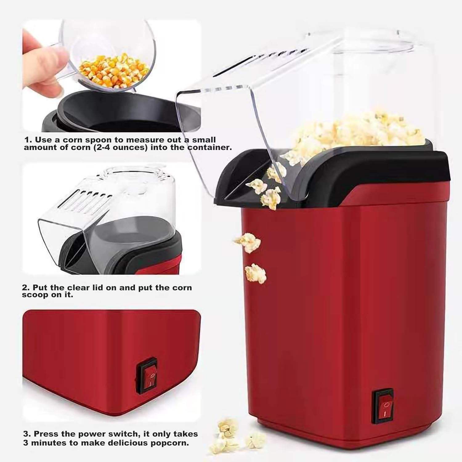 Popcorn Machine High Popping R – обзор и цена Popcorn Machine Home