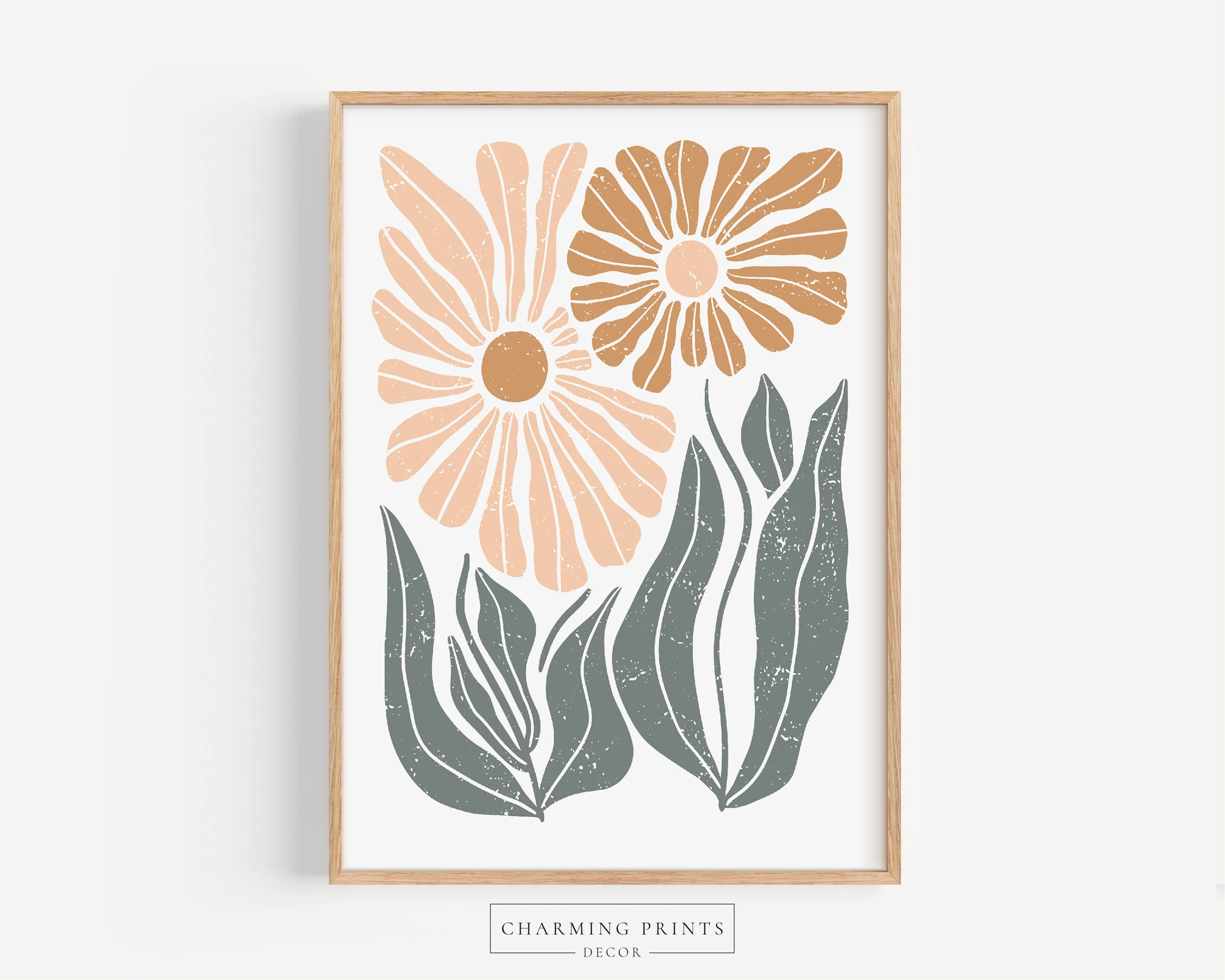 Boho Abstract Floral Canvas Wa – обзор и цена Home Cinema Wall Art