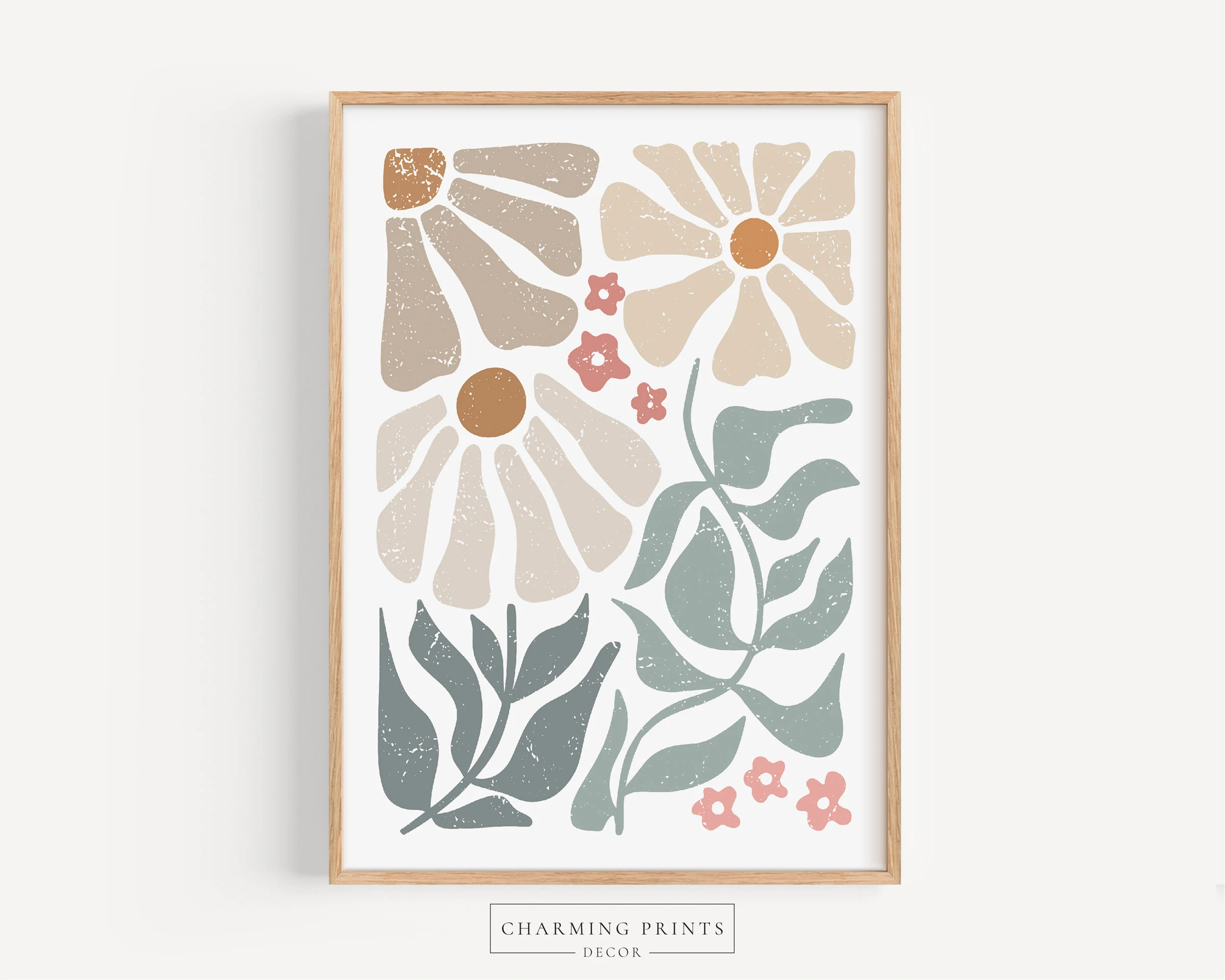 Boho Abstract Floral Canvas Wa – обзор и цена Home Cinema Wall Art