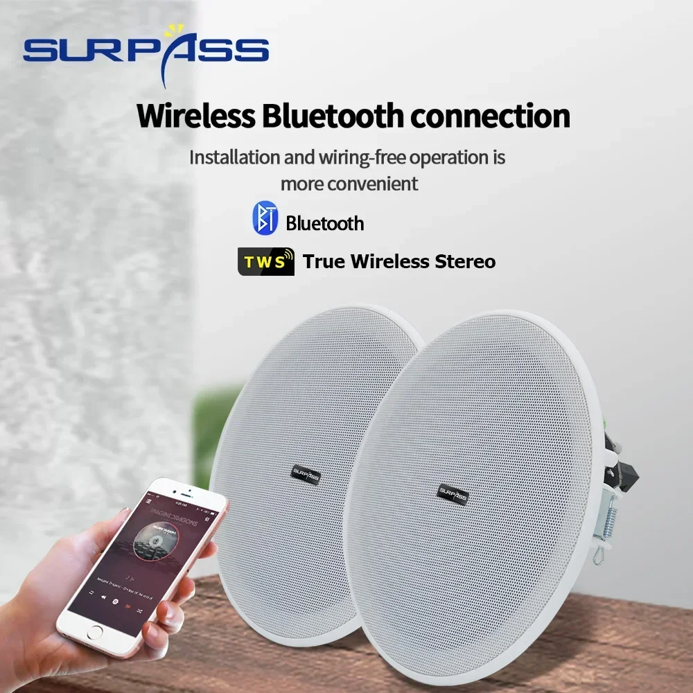 Ceiling Bluetooth Speaker 6inc – обзор и цена Home Cinema Speaker System