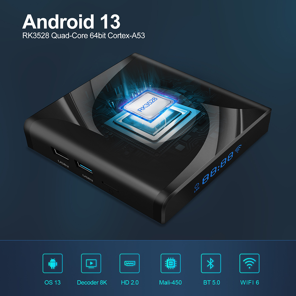 X88 Pro 13 4GB 64GB 32GB Smart – обзор и цена Home Cinema Google