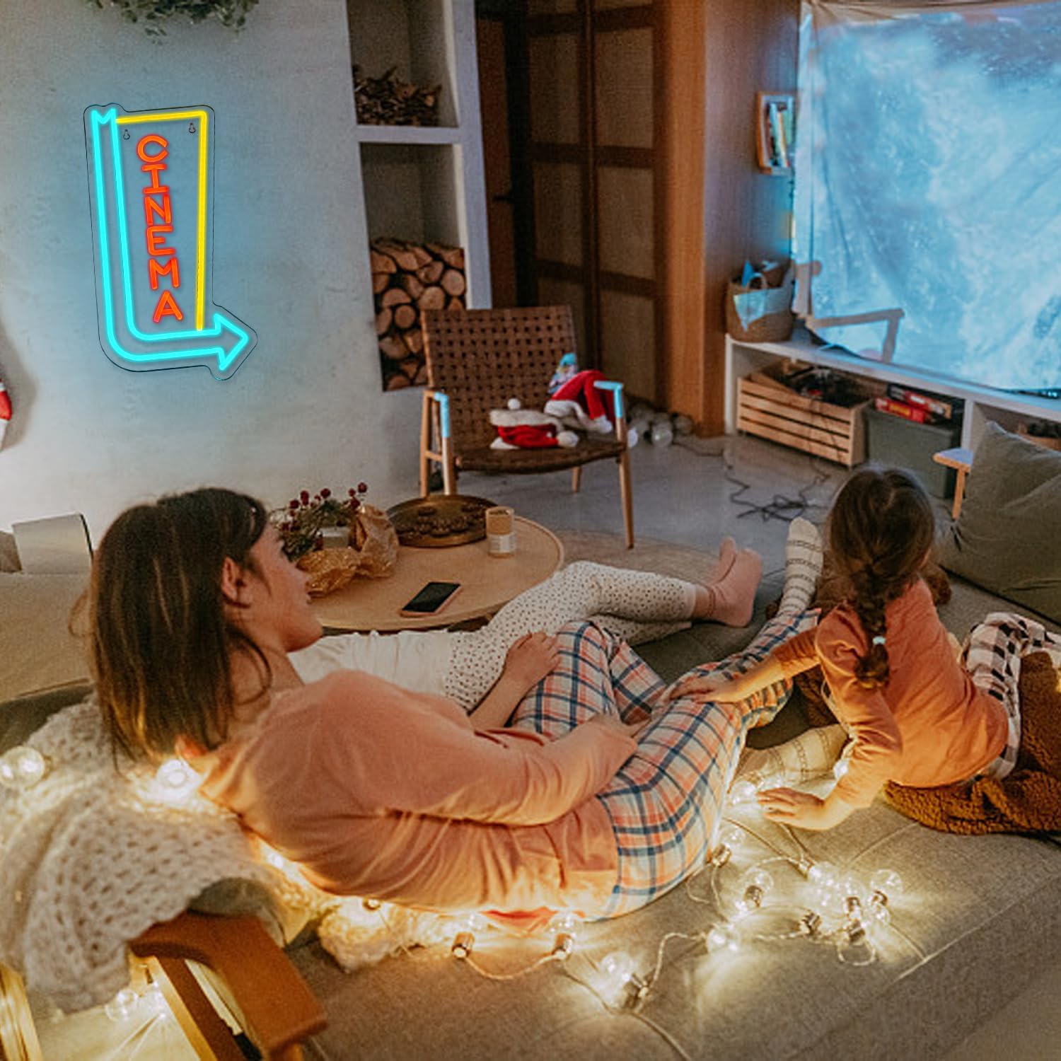 Cinema Neon Sign USB Dimmable  – обзор и цена Home Cinema Wall Lights
