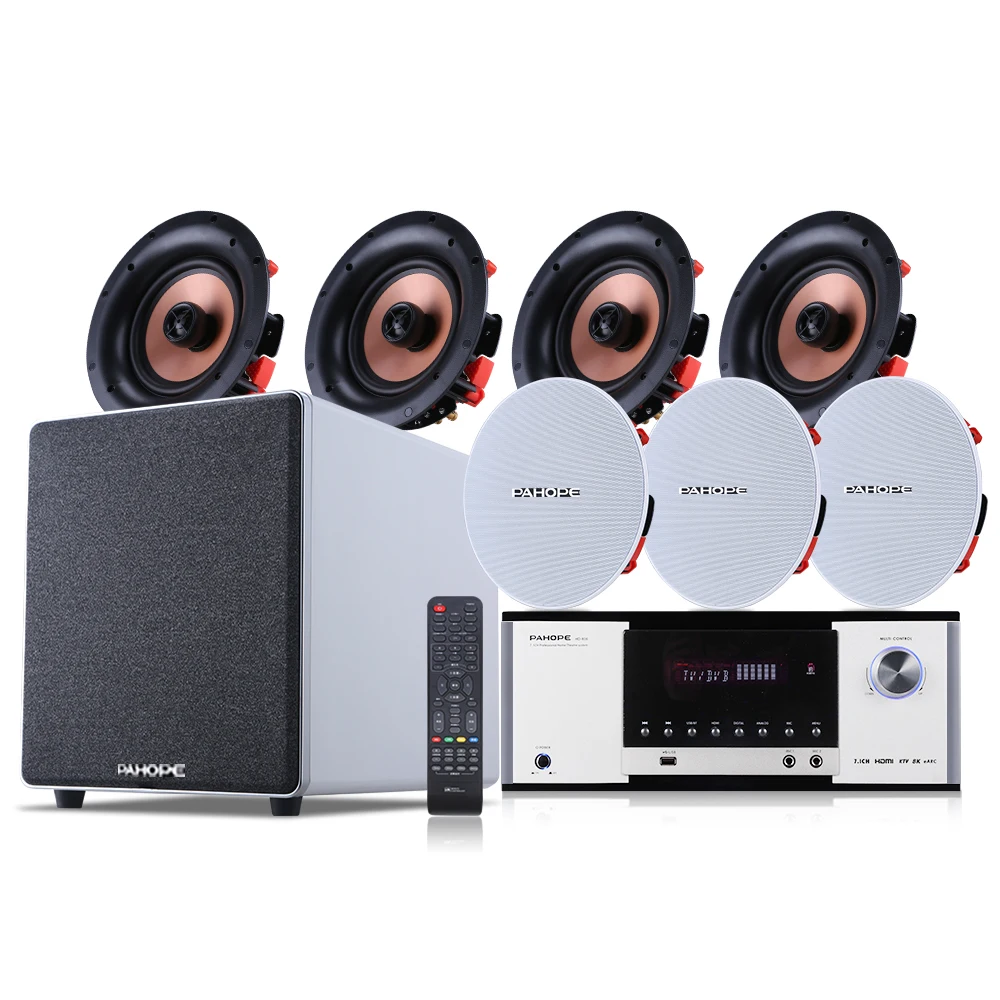 7.1 Home Theater Ceiling Speak – обзор и цена Home Cinema Speaker System