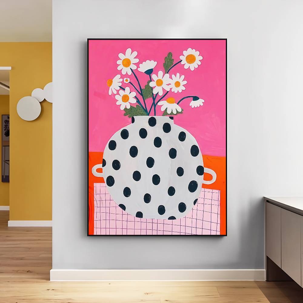Frameless1pc Flower Market Vas – обзор и цена Home Cinema Wall Art