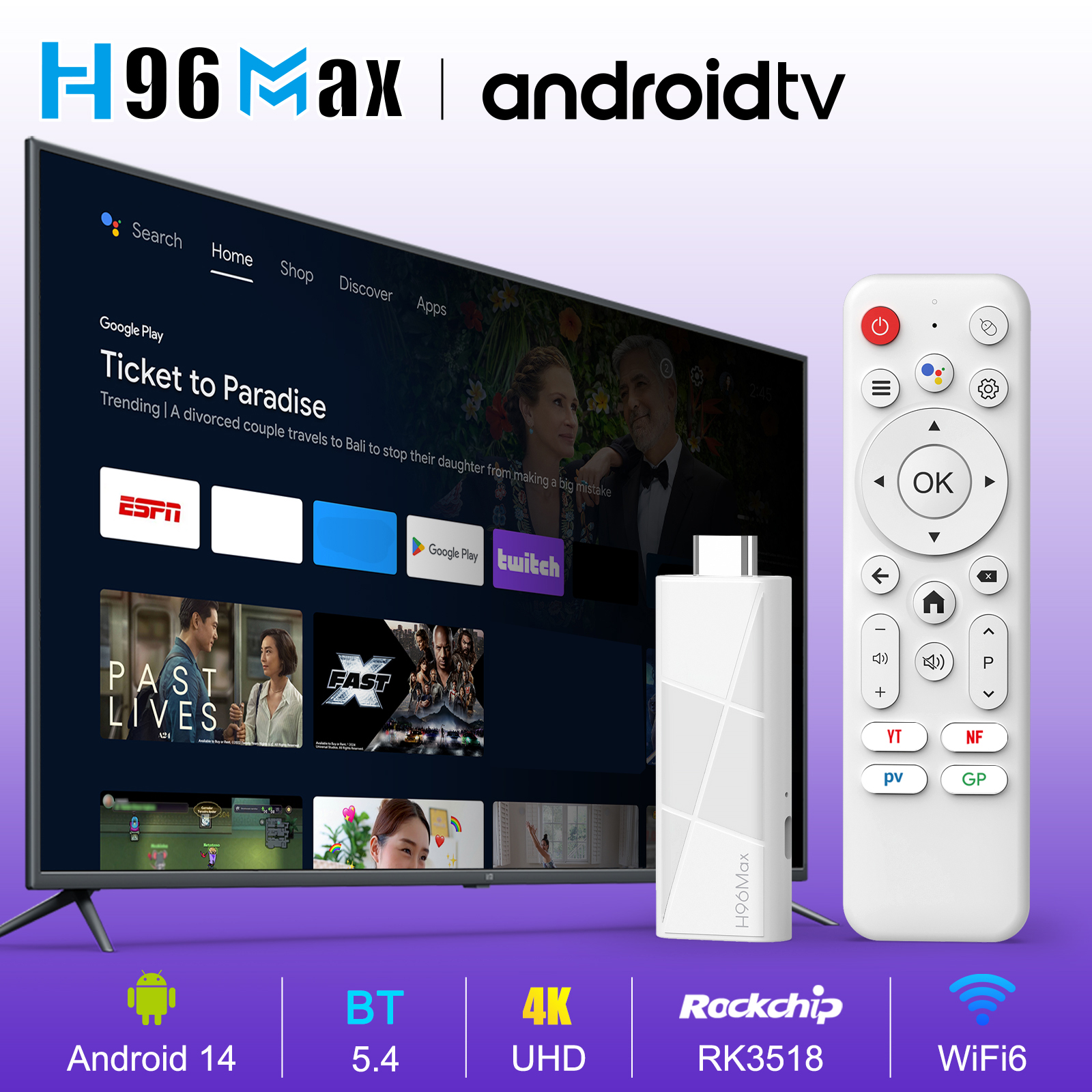 H96 MAX RK3518 Android14 Smart – обзор и цена Home Cinema Google
