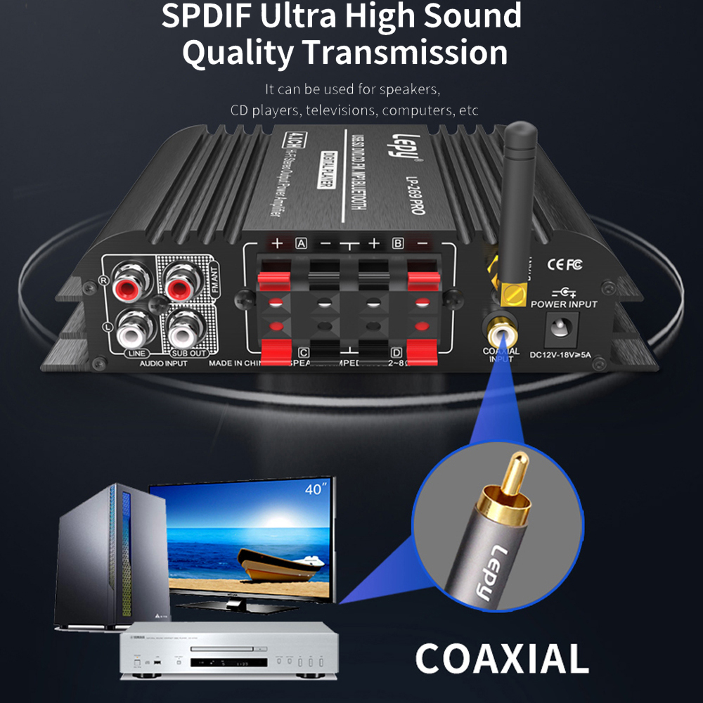 LEPY LP-269PRO 4.1 Channel Amp – обзор и цена Home Cinema Speaker System
