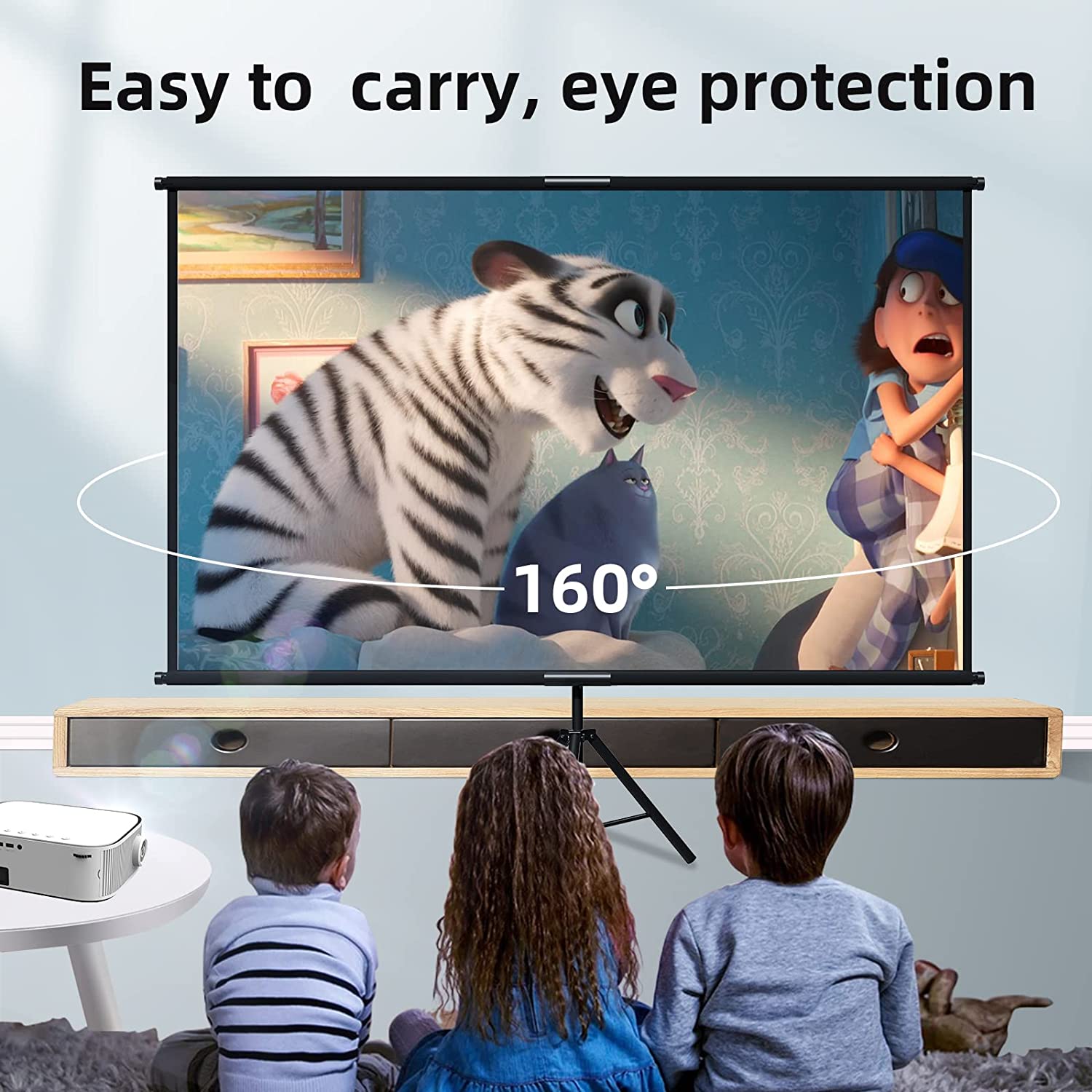 VEIDADZ Projector Screen With  – обзор и цена Home Cinema Rack