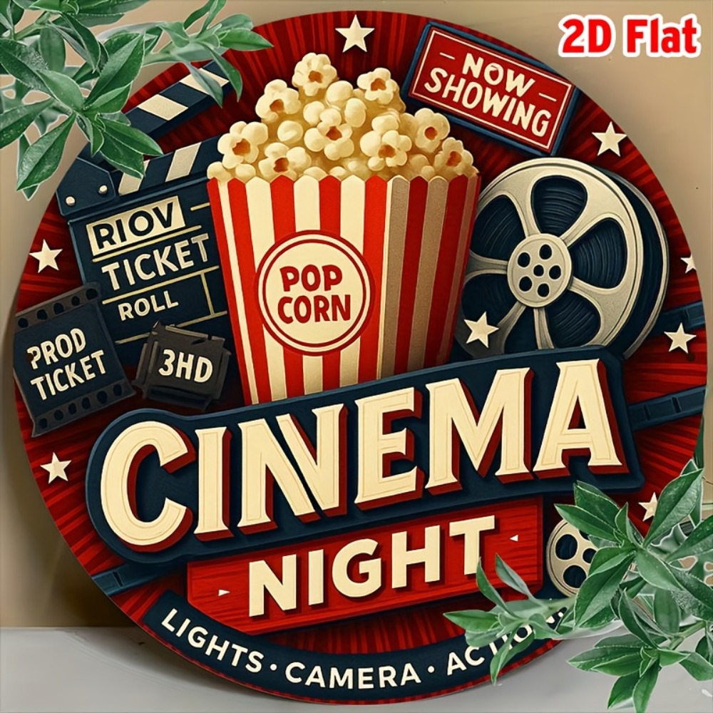 2D Retro Movie Metal Wall Art  – обзор и цена Home Cinema Wall Lights