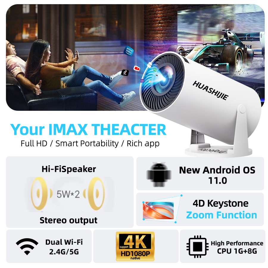 4K home theater projector, bui – обзор и цена Home Cinema Speaker System