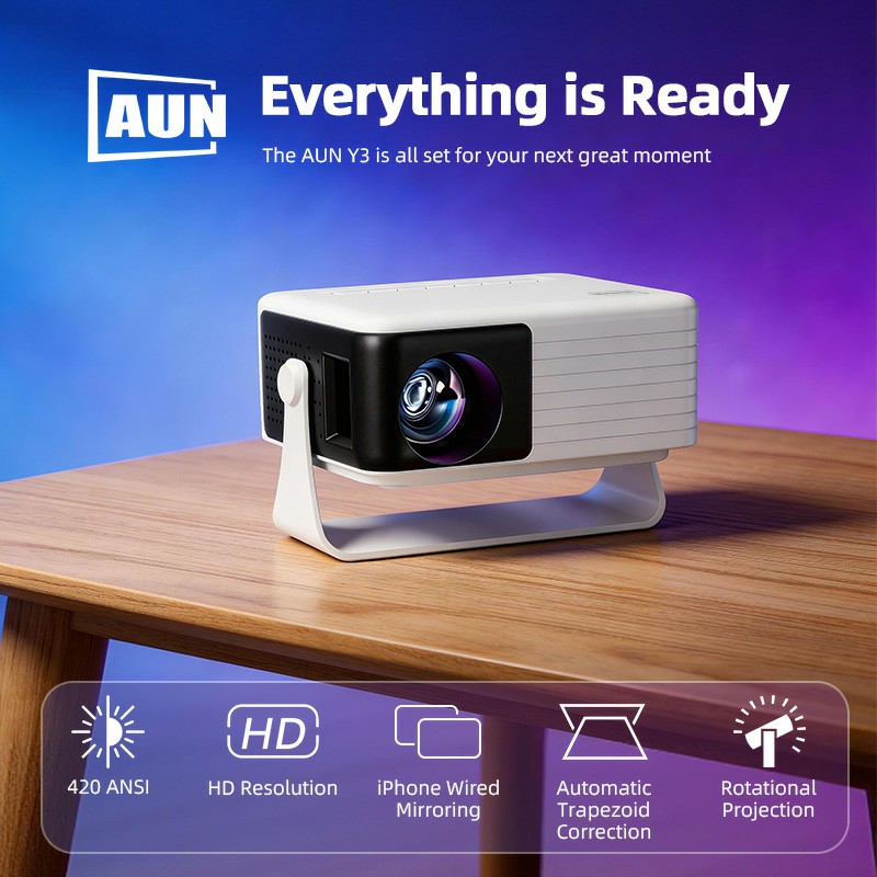 AUN Y3 MINI Projector Home The – обзор и цена Home Cinema Speaker System