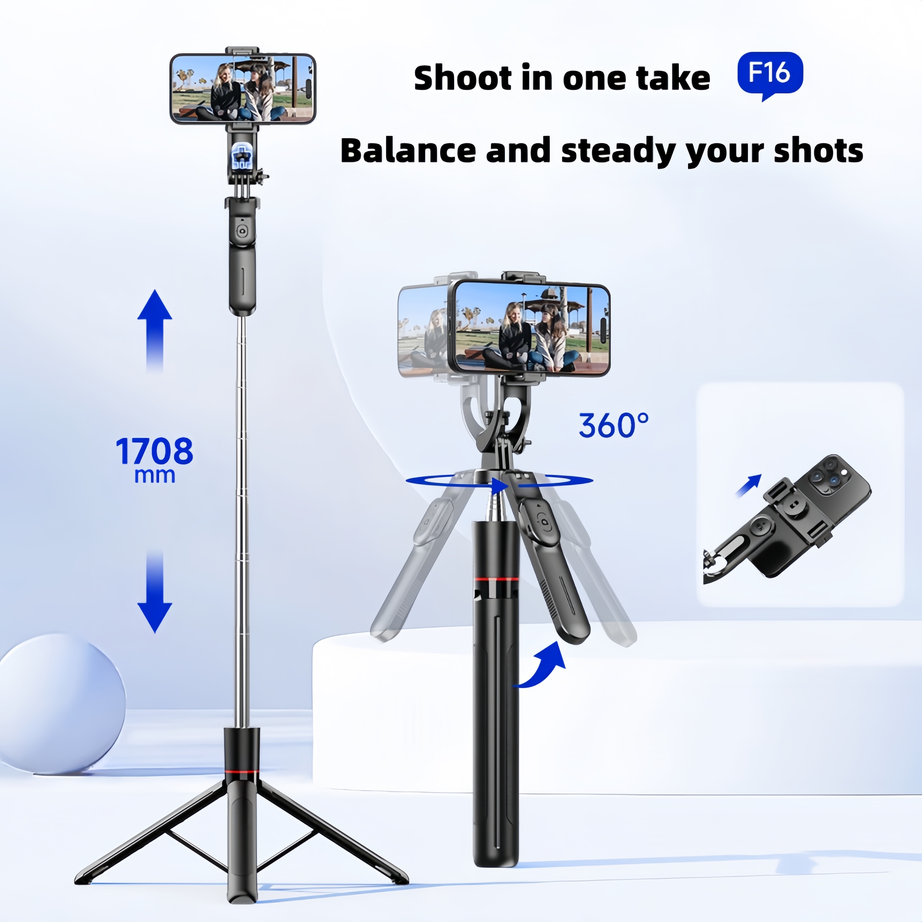 WIFIT F16 Selfie Stick with Ad – обзор и цена Smart Tv Stick