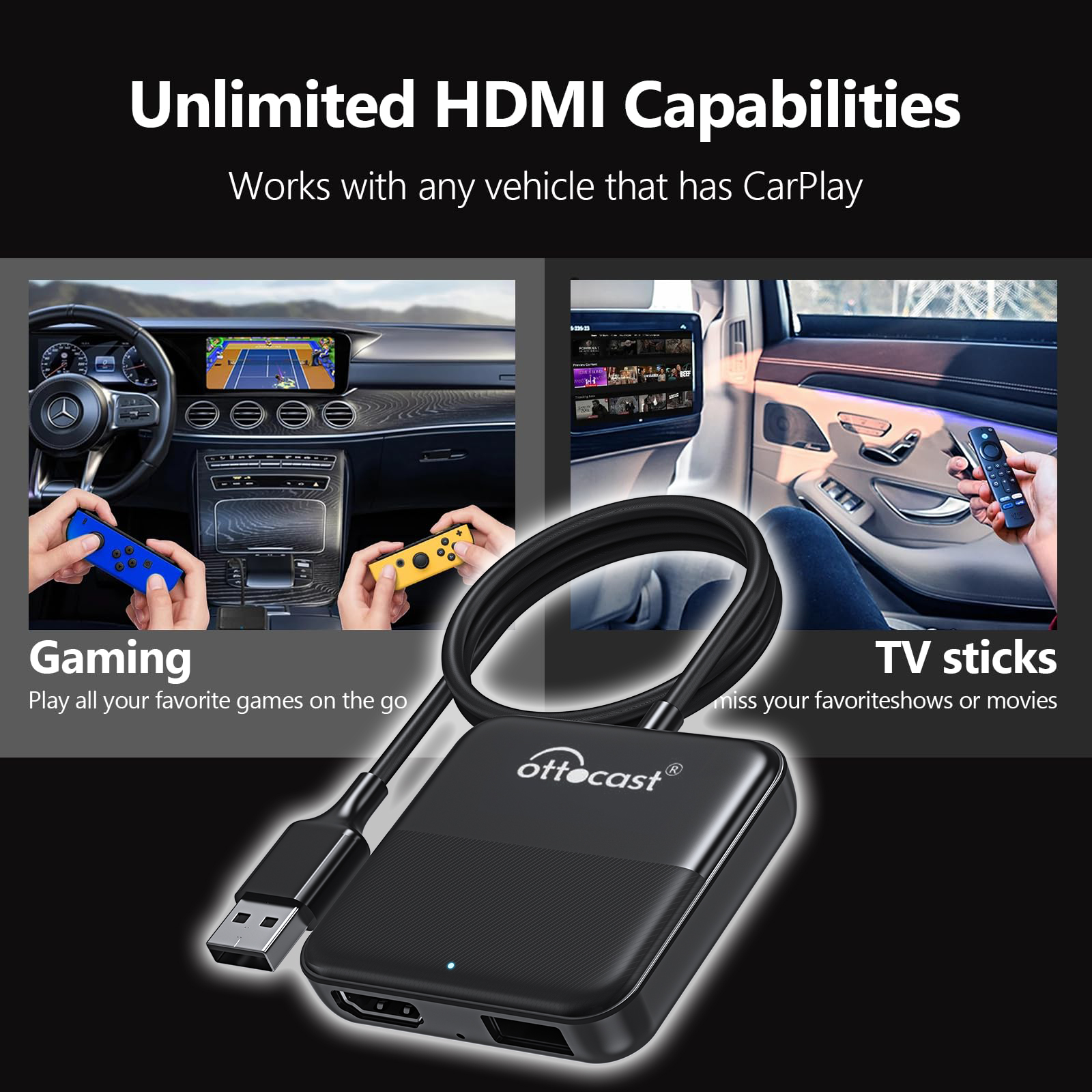 OTTOCAST Express Wireless CarP – обзор и цена Smart Tv Stick