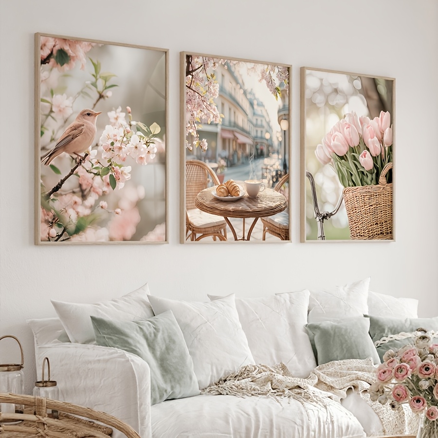 3pcs/set Romantic Paris Street – обзор и цена Home Cinema Wall Art