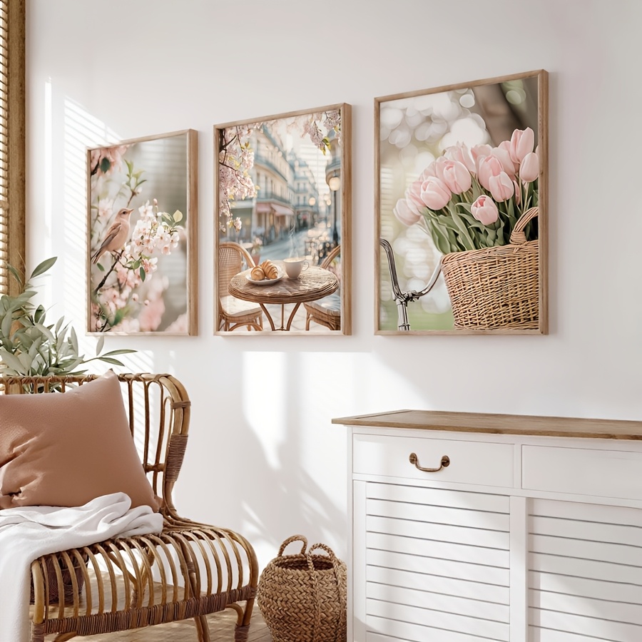 3pcs/set Romantic Paris Street – обзор и цена Home Cinema Wall Art