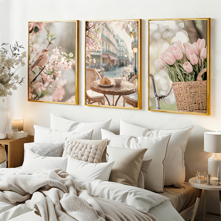 3pcs/set Romantic Paris Street – обзор и цена Home Cinema Wall Art