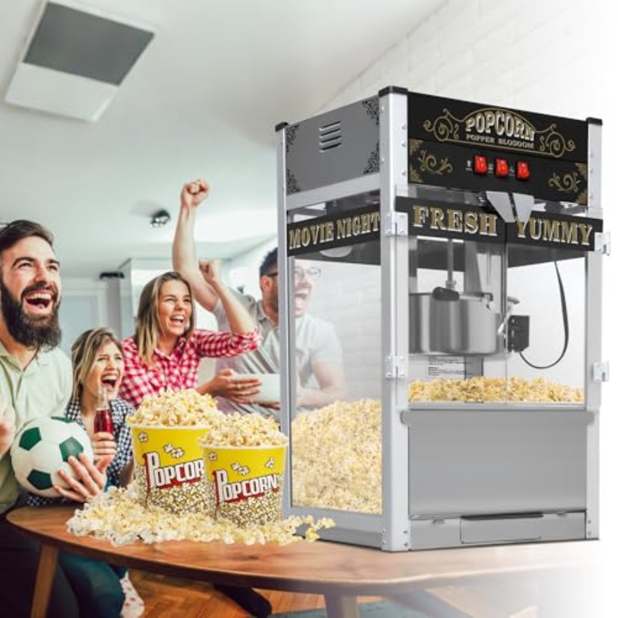 Popcorn Machine with Cart Whee – обзор и цена Popcorn Machine Home