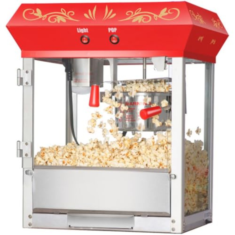 Popcorn Machine 4oz Popper wit – обзор и цена Popcorn Machine Home