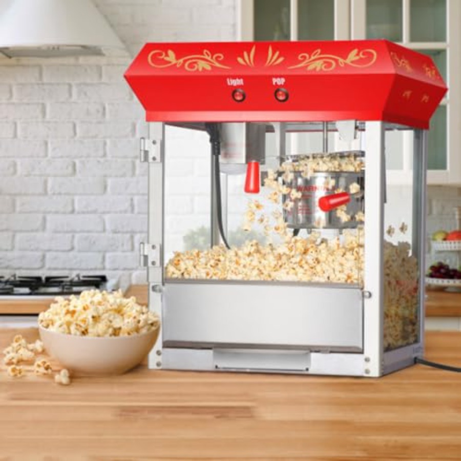 Popcorn Machine 4oz Popper wit – обзор и цена Popcorn Machine Home