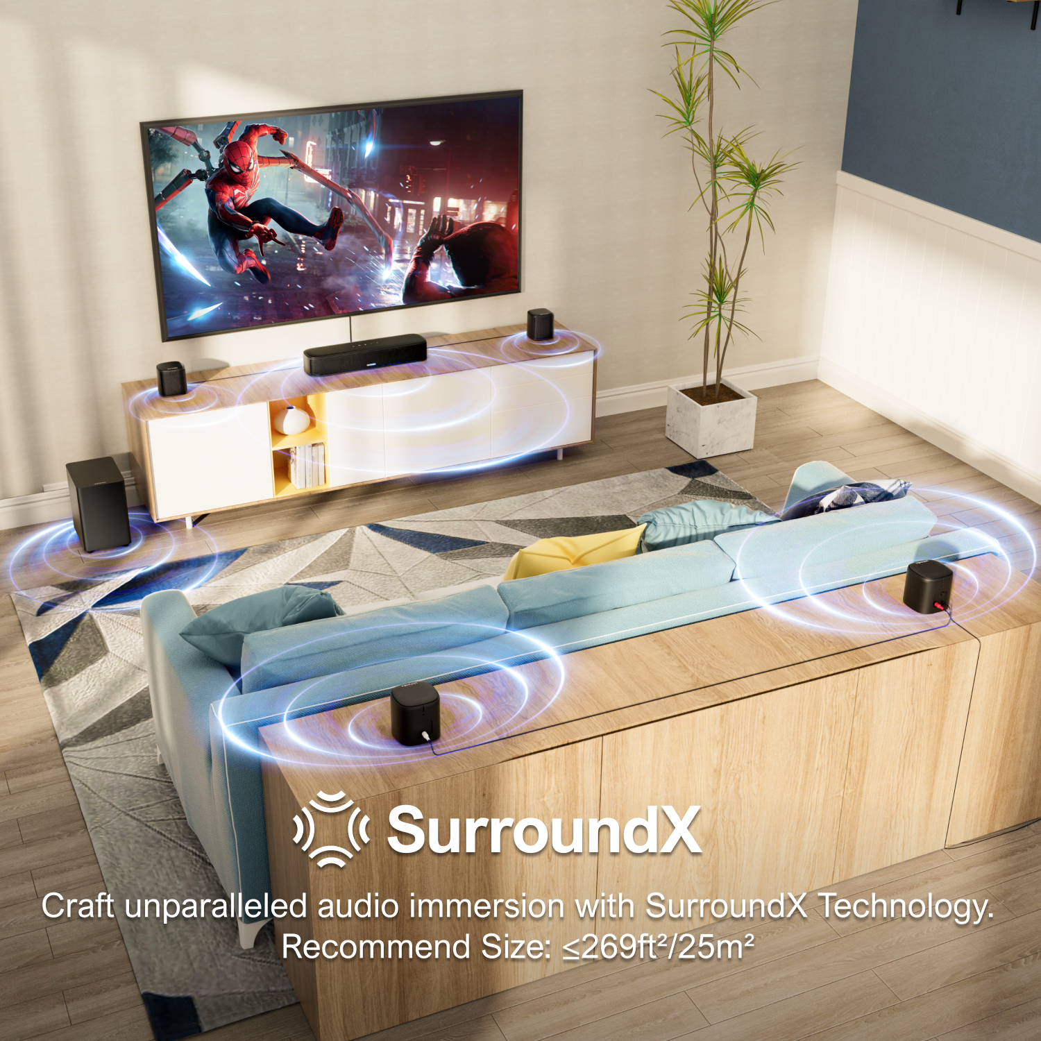 ULTIMEA 7.1 Channel Sound Bar  – обзор и цена Home Cinema Speaker System