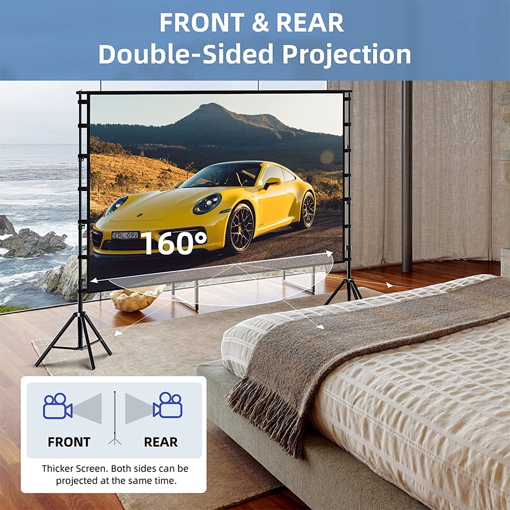 VEIDADZ Projector Screen With  – обзор и цена Home Cinema Rack