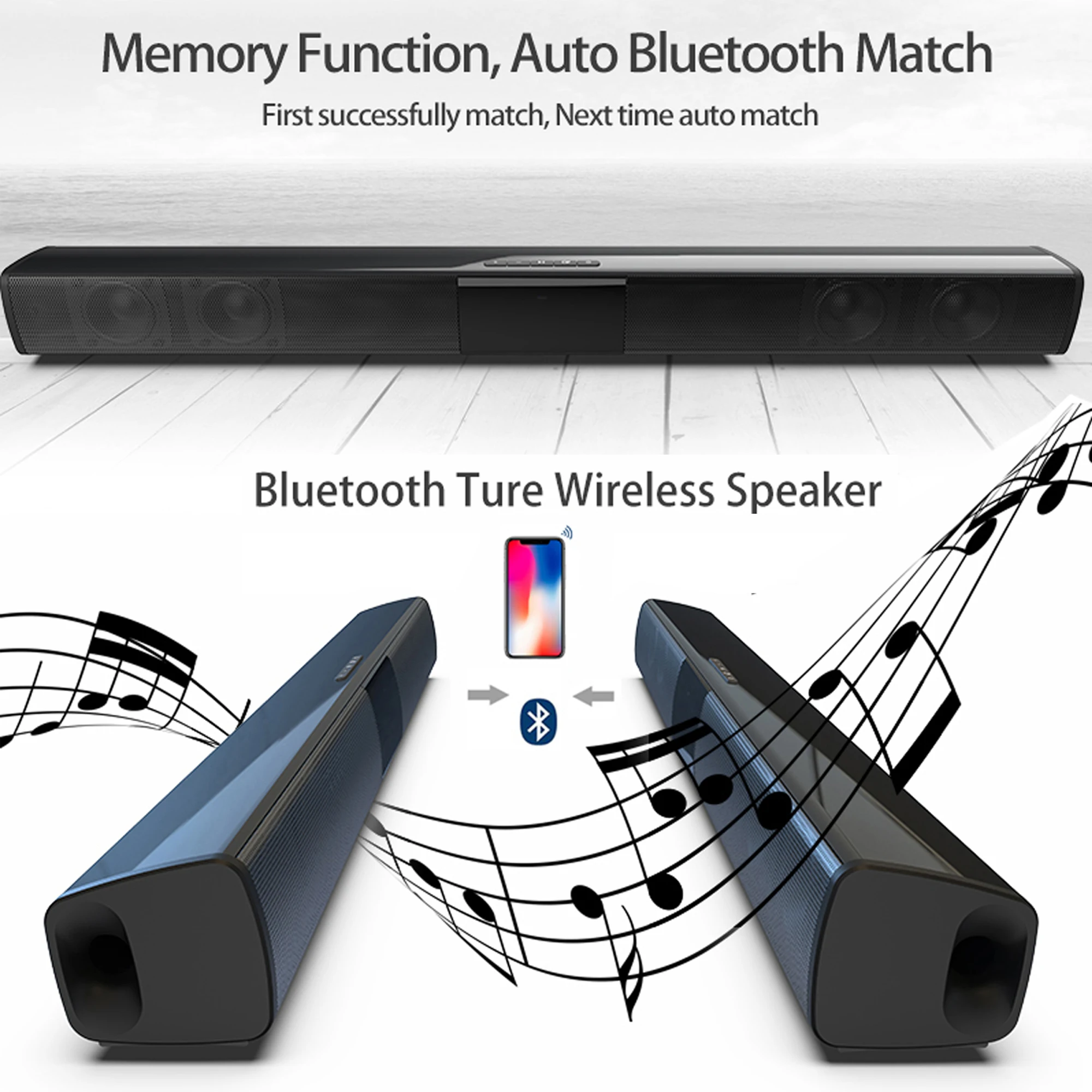 40W High Power Soundbar for TV – обзор и цена Home Cinema Speaker System