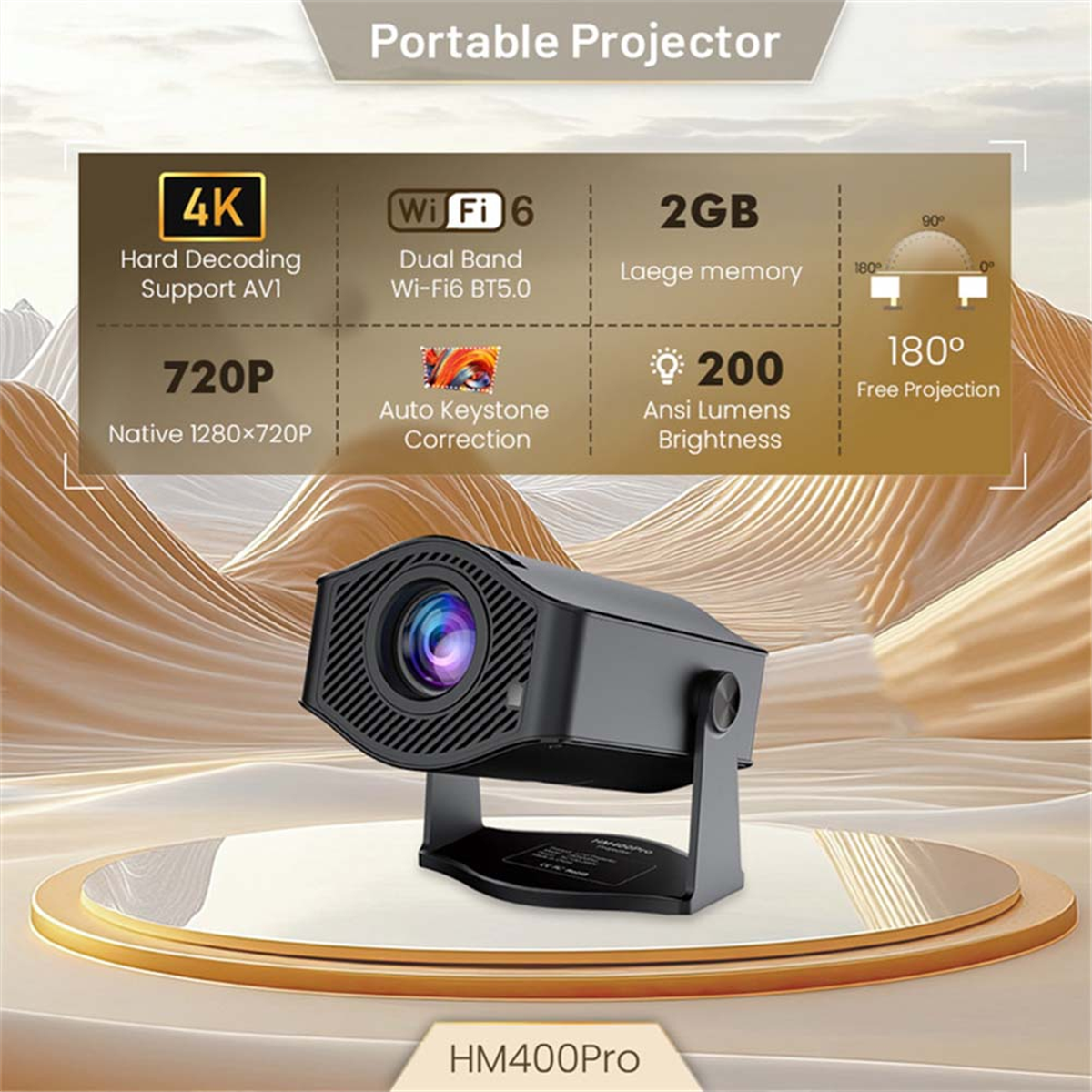 A74Z PRO Projector 4K Android  – обзор и цена Home Cinema Projector