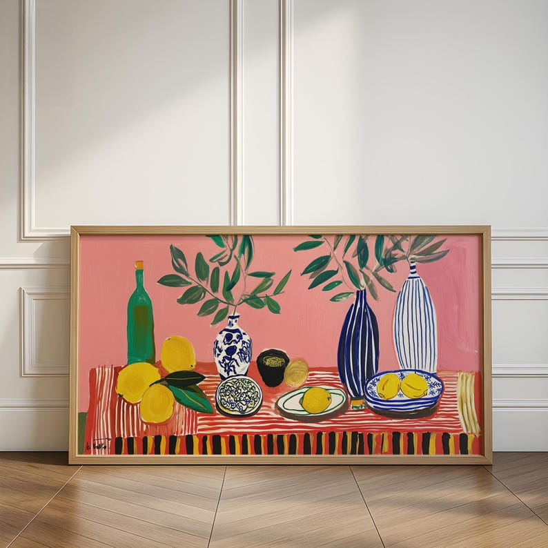 Mediterranean Lemon Kitchen Ca – обзор и цена Home Cinema Wall Art