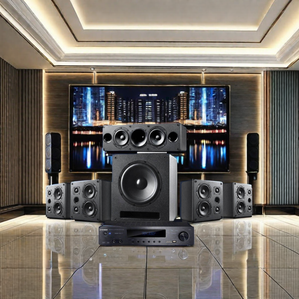 New H5 Home Theatre Audio Kit  – обзор и цена Home Cinema Speaker System
