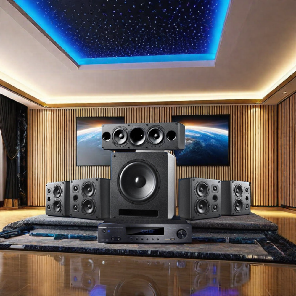 New H5 Home Theatre Audio Kit  – обзор и цена Home Cinema Speaker System