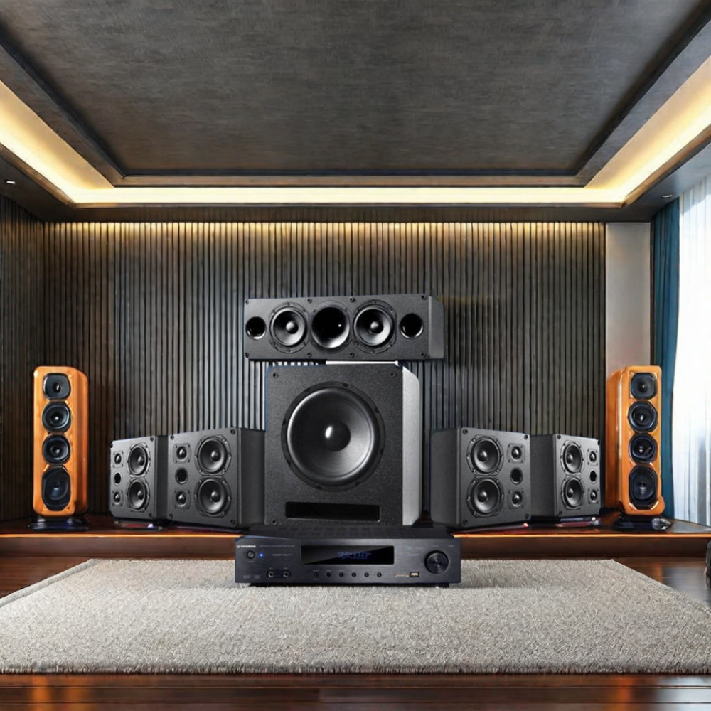 New H5 Home Theatre Audio Kit  – обзор и цена Home Cinema Speaker System