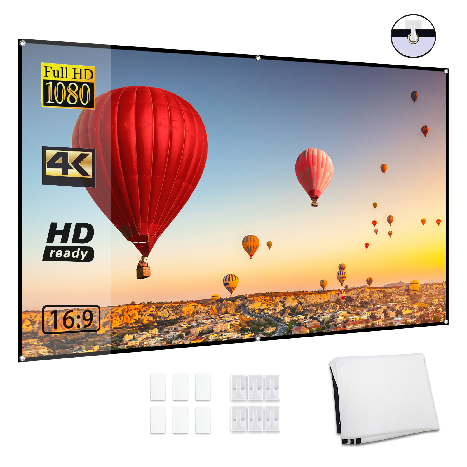 80-inch Portable HD Projector  – обзор и цена Home Cinema Rack