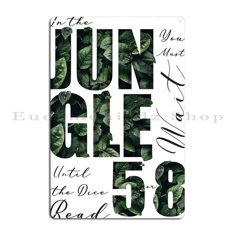 Jungle Of Jumanji Metal Sign W – обзор и цена Home Cinema Wall Design