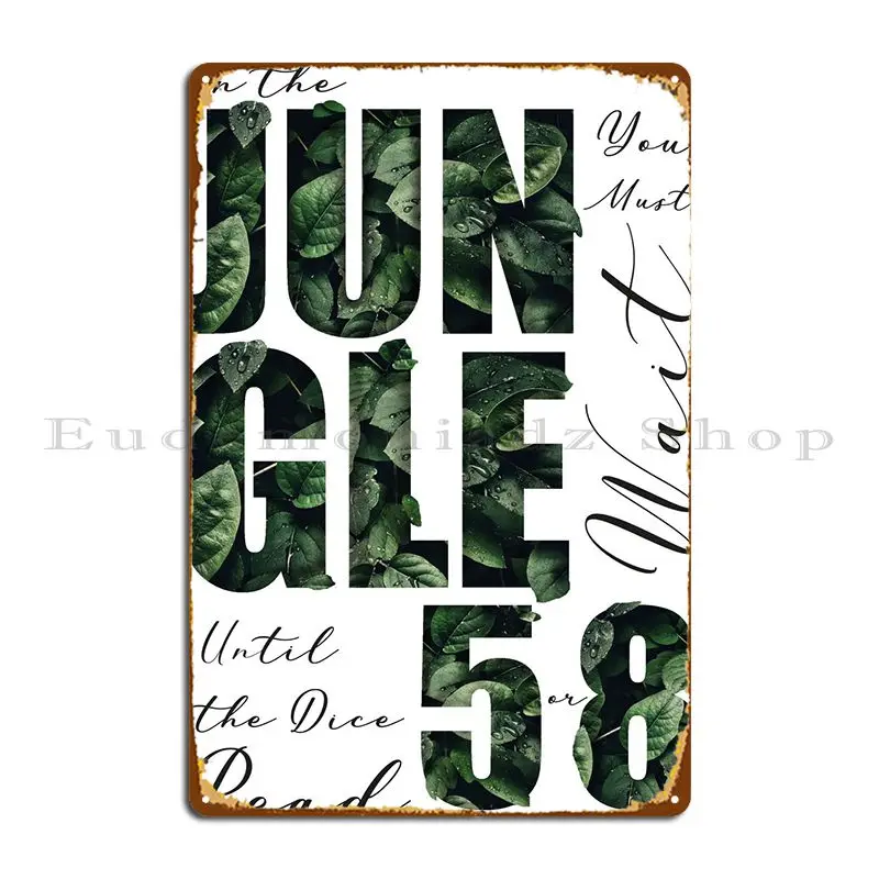 Jungle Of Jumanji Metal Sign W – обзор и цена Home Cinema Wall Design