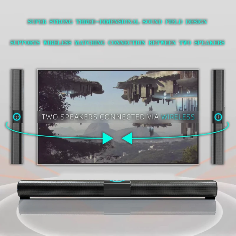 BS-20 Soundbar Wireless Card B – обзор и цена Home Cinema Wall Lights