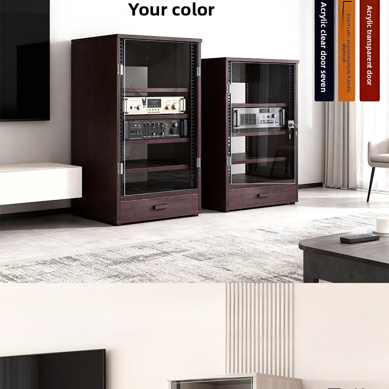 Front transparent door 8U - 16 – обзор и цена Home Cinema Rack