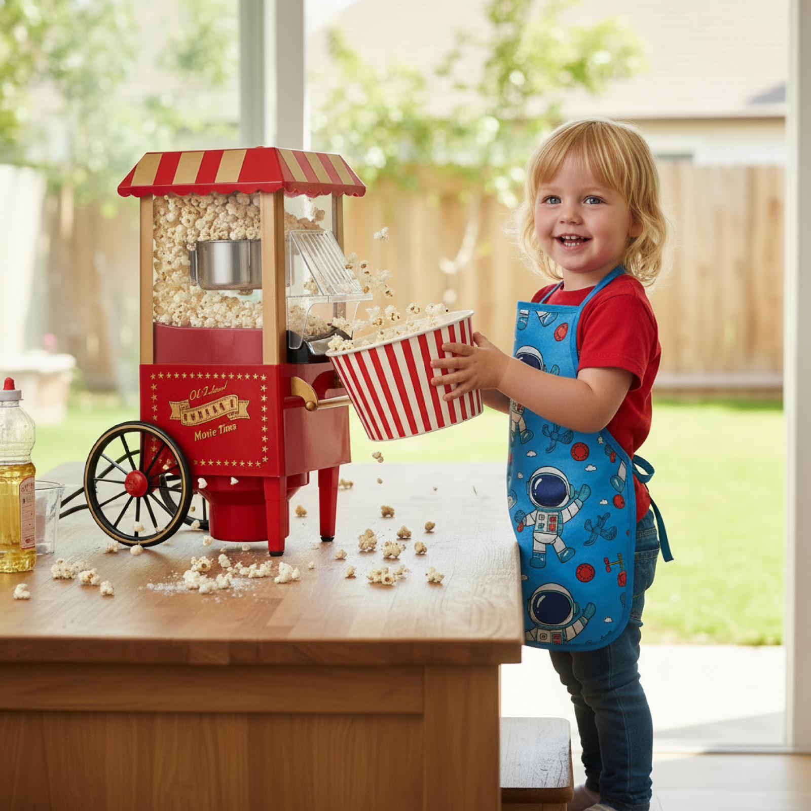Popcorn Maker Retro Machine Po – обзор и цена Popcorn Machine Home