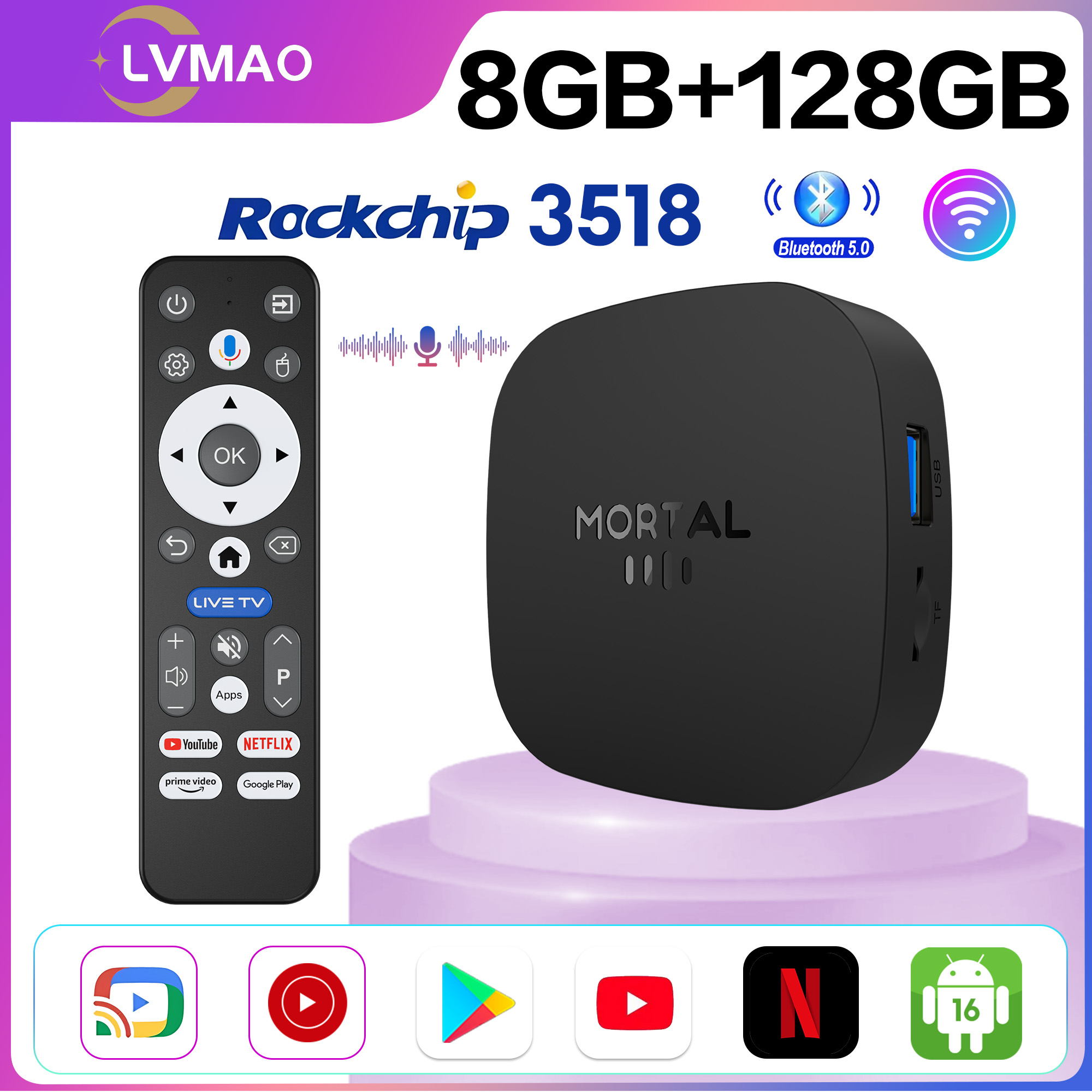 2026 NEW TV BOX T1+ RK3518 Sma – обзор и цена Home Cinema Google
